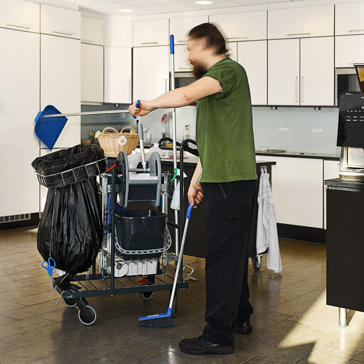 Cleaning trolley